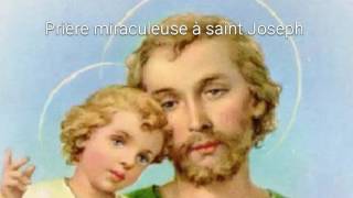 Prière miraculeuse à saint Joseph [upl. by Grati]