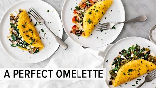 HOW TO MAKE AN OMELETTE  perfect every time [upl. by Akined448]