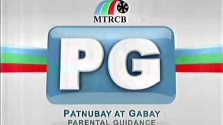 MTRCB Parental Advisory  G PG and SPG [upl. by Einotna622]