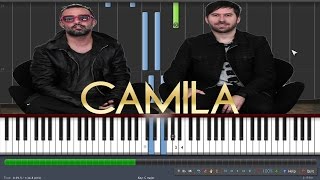 Decidiste Dejarme Camila Balada Tutorial synthesia 50 velocidad [upl. by Dorwin]