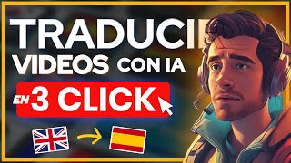 TRADUCE la voz de tus VIDEOS a CUALQUIER idioma con IA Gratis [upl. by Annahvas712]