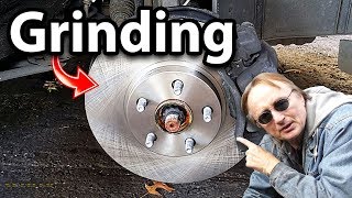 How to Fix Grinding Brakes on Your Car Rotors [upl. by Llenrep114]