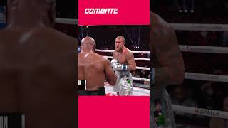 MIKE TYSON x JAKE PAUL  MELHORES MOMENTOS  shorts  Combateglobo [upl. by Linad]