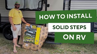 Install Solid Steps on an RV [upl. by Dnarud]