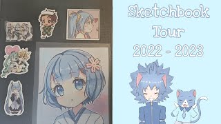 Sketchbook Tour  2022  2023 [upl. by Walcoff]