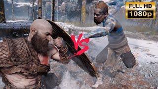 GOD OF WAR  Kratos VS Baldur Boss Fight  Cut Scenes Movie  1080P 60PS [upl. by Ahtiekahs]