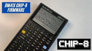 Swissmicros DM41X CHIP8 Firmware and Games including Space Invaders and PacMan [upl. by Standice]