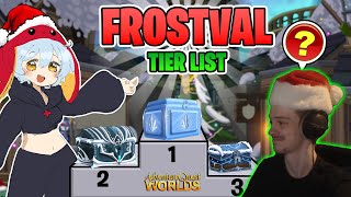 The Best Frostval 10k Colletion Chest AQW Tier List [upl. by Yzzo591]