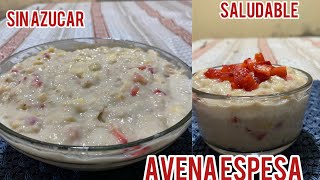 DESAYUNA TODO LOS DÍAS ESTA RICA AVENA SiN AZÚCARavena postresfrutas [upl. by Gulgee]