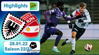 Highlights FC Aarau vs FC Thun 28012023 [upl. by Deehsar]