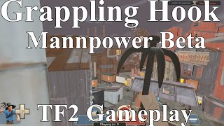 Mannpower Grappling Hook Showcase  Team Fortress 2 Swissmas Beta Map [upl. by Hamer]