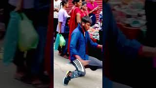 Nacho nacho kachi kari 😅❤️ crazy dance in public funny crazydance comedy funnymoment [upl. by Notreb58]