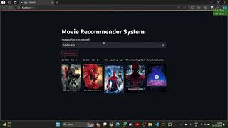 Movie Recommendation System using Collaborative Filtering [upl. by Jonette]