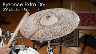 Meinl Cymbals B20EDMR Byzance 20quot Extra Dry Medium Ride Cymbal [upl. by Mariele]