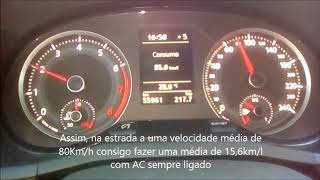 Consumo da Saveiro 16 8V 2018 na gasolina [upl. by Galvin939]