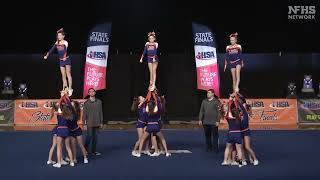 2020 IHSA Competitive Cheerleading LargeCoed Finals [upl. by Enimasaj]