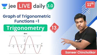 JEE Trigonometry L13  Graph of Trigonometric Functions  Unacademy JEE  Sameer Chincholikar [upl. by Ridley]