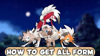 How to evolve Rockruff into all Lycanroc forms in Pokemon Go  Lycanroc Dusk Midday midnight form [upl. by Asyar645]