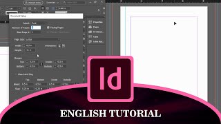 Adobe InDesign How to change Margins Bleed and Slug  ENGLISH TUTORIAL [upl. by Carolee695]