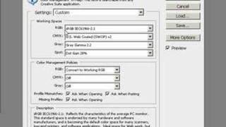 Color Settings In Photoshop CS3 For Lab Printing [upl. by Leifeste689]