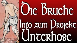 Gewandung Die Bruche auch Brouche  Brouch  Version einer mittelalterlichen Unterhose [upl. by Akeenahs]