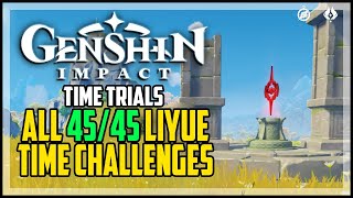 Genshin Impact All Time Trial Challenges in Liyue [upl. by Norehc]