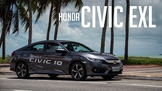 Avaliação em detalhes com o Honda Civic EXL 2018 [upl. by Novelc585]