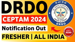 DRDO CEPTAM Recruitment 2024  DRDO Vacancy 2024  DRDO New Recruitment 2024  DRDO NEW Vacancy [upl. by Rainah]