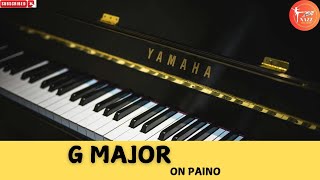 G MAJOR scale on Piano Tutorial youtube nazzmusic dance youtuber song [upl. by Millar946]