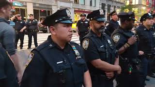 This is what NYC police officers do to PEACEFUL Gaza supporters [upl. by Dnalhsa36]