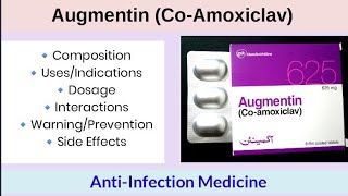 Augmentin Coamoxiclav Oral  Amoxycillin Tablets  Uses amp Side Effects  Calamox  AntiInfection [upl. by Llywellyn]