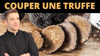 Comment couper une TRUFFE NOIRE [upl. by Atinele732]