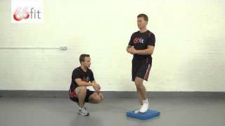 66fit Balance Pad Exercises  Leg Raise by Physiosuppliescom [upl. by Haisa]