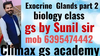 Exocrine Glands amp Liver Glands important class biology [upl. by Akym]