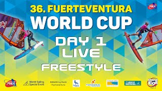 Day 1  Fuerteventura Windsurf World Cup 2024  Freestyle [upl. by Rogerio]