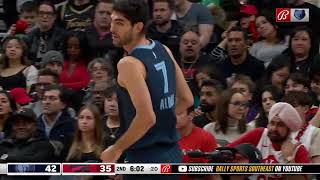 Santi Aldama vs Raptors 22  1  2024 [upl. by Viglione]