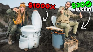 Composting Toilet DIY  NATURES HEAD ❌ vs BUCKET TOILET ✅ [upl. by Auhsuj]