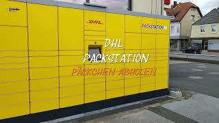 DHL PACKSTATION 2021  PÄCKCHEN ABHOLEN [upl. by Anett]