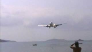 Skiathos Landing Runway thrill [upl. by Harsho]