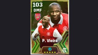 P Vieira 103 rating in Efootball 2024 [upl. by Etneciv703]