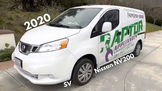 2020 Nissan NV200 SV Startup Walkaround amp InDepth Review [upl. by Hgiel]