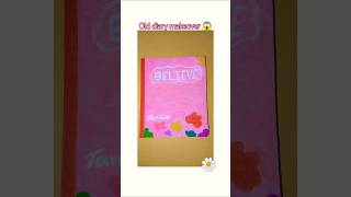 Pocket diary decorationDiary Painting 🎨diy oldisgold bestoutofwaste song [upl. by Angele]