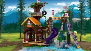 Конструктор LEGO® Friends 41122 Спортивный лагерь дом на дереве [upl. by Enialem]