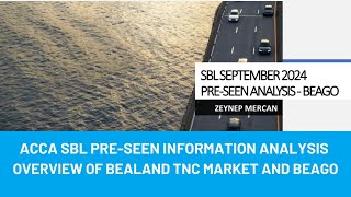 ACCA SBL SEPTEMBER 2024 PRESEEN ANALYSIS PART 1 OVERVIEW [upl. by Tennek623]