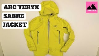 WANT TO STAY DRY  Arcteryx Sabre Jacket Review [upl. by Shandie]