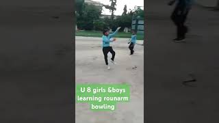 Round arm bowling by young budsbabysongbollywood viralshortsong motivation trending [upl. by Hpeosj]