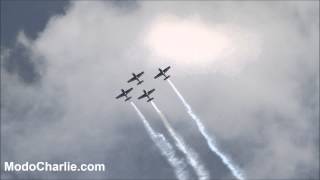 Escuadrilla de Alta Acrobacia Halcones FACh sobre Maipú [upl. by Claudy]