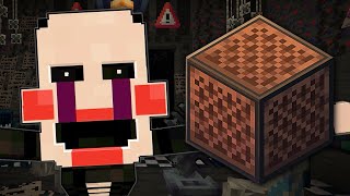 My Grandfathers Clock Puppets Music Box  Minecraft Note Block Cover [upl. by Ettennad]