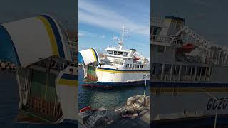 Ferry prom Gozo Malta wyspa morze 2024 listopad [upl. by Ziladnerb]