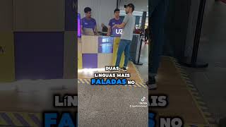 Quais as 2 línguas mais faladas no mundo 😭😄 perguntas culturageral sintra humor viralvideo [upl. by Aletha]